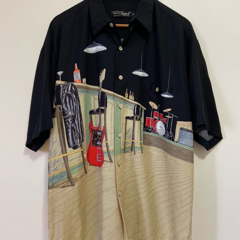 Tori Richard Band Button Up Shirt